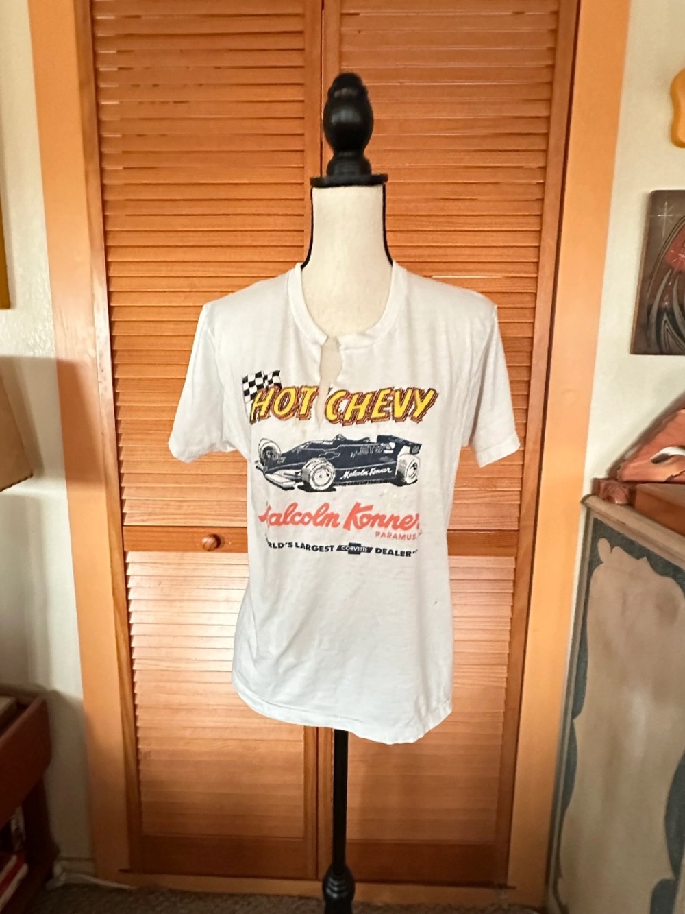Vintage 80's HoT CHEVY T SHIRT WYNY Fm Paramus NJ WORN